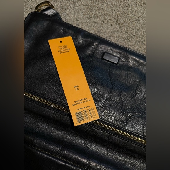 Tory Burch Vintabe Suki Reva Clutch with Gold Chain - Picture 4 of 9